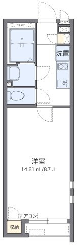 クレイノカーサ　カリーナの間取り|代表的な間取のため実際の間取とは異なる場合があります