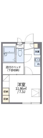 レオパレス末広ガーデンの間取り