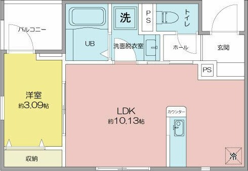 リーブルファイン本城町の間取り