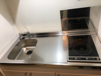 手前IH、奥ラジエントヒーター