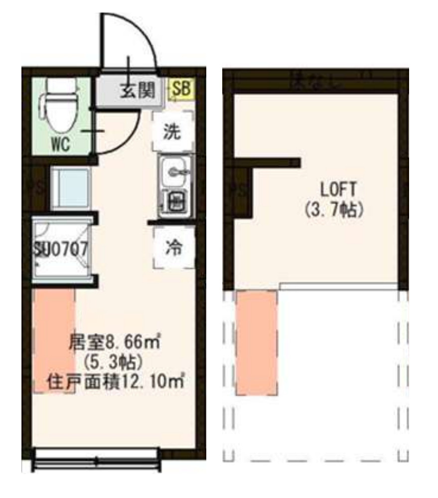 リベルテラス池袋本町の間取り