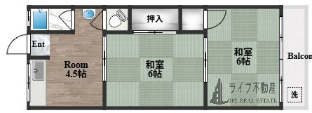 八栄マンションの間取り