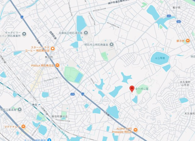 明石市魚住町金ケ崎　B号地　土地の地図