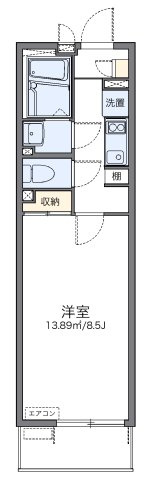 代表的な間取のため実際の間取とは異なる場合があります