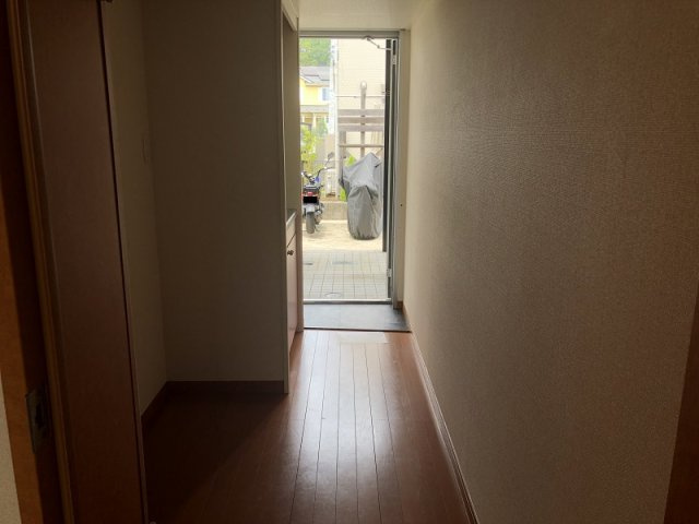 ゆったりとした玄関です