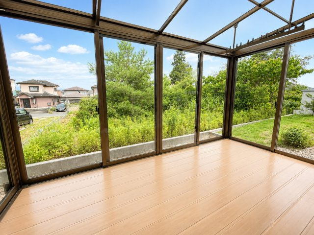 蒲生郡日野町石原のバルコニー
