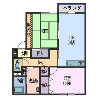 【間取り】 | シャルムフルーレＢ