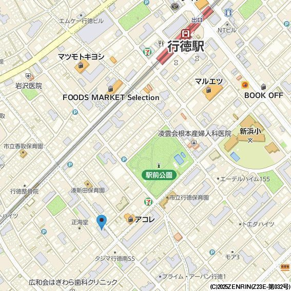 ザ・レジデンス行徳Ⅲの地図