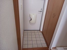 きれいな玄関です