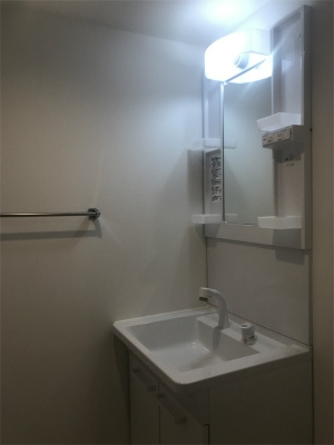 忙しい朝には欠かせない洗面所です