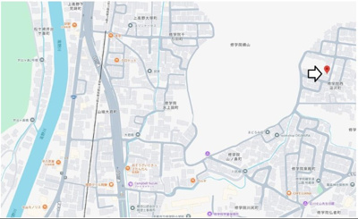 【地図】 | 修学院西沮沢町 土地【建築条件無・上物あり】
