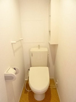 コンパクトで使いやすいトイレです