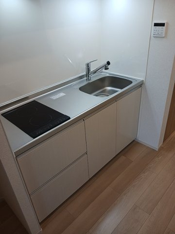 コンパクトなキッチンで掃除もラクラク
