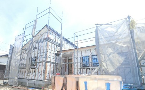 鳥栖市加藤田町3丁目1期の外観|建築中