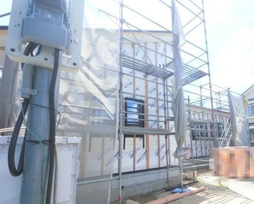鳥栖市加藤田町3丁目1期の外観|建築中