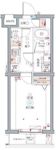 クレヴィスタ柴又の間取り