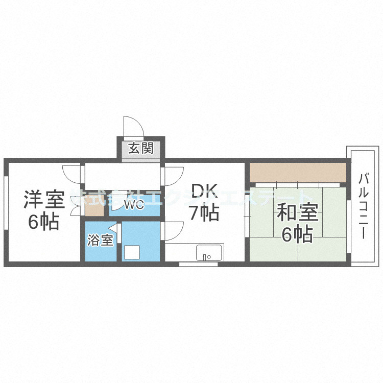 プレアール粉浜の間取り