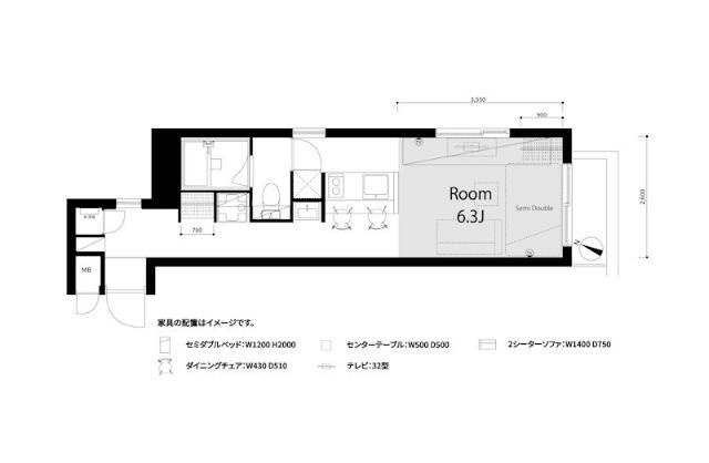 朝日関口マンションの間取り