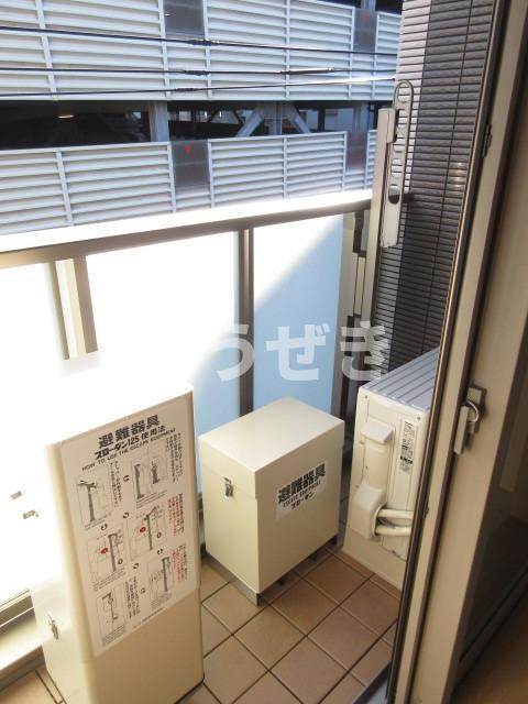 クリザンテム中幸町のバルコニー