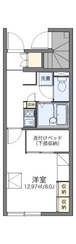レオパレスアクシスの間取り