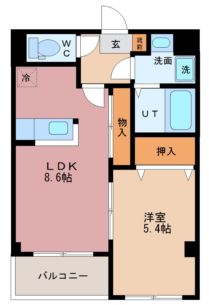 コーセーコーポⅠの間取り