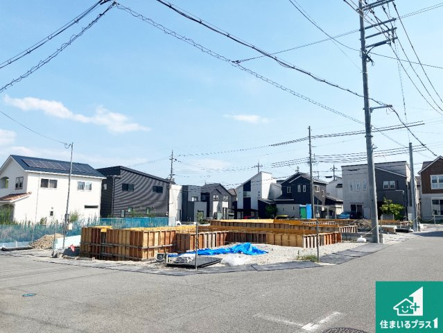 明石市大久保町松陰山手　第1期　新築一戸建ての外観|現在の進捗状況です！順調に作業進行中、完成が待ち遠しいです！詳細の間取り等、お気軽にお問い合わせください！