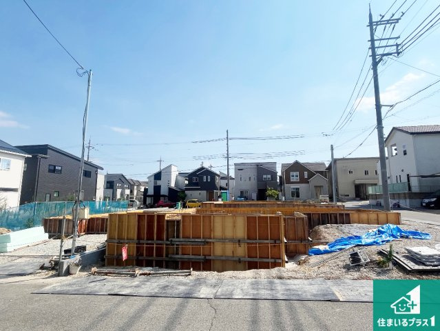 明石市大久保町松陰山手　第1期　新築一戸建ての外観|現在建築中！落ち着いた街並みで新生活を始めることが出来そう！周辺の物件も併せてご紹介させて頂きます！