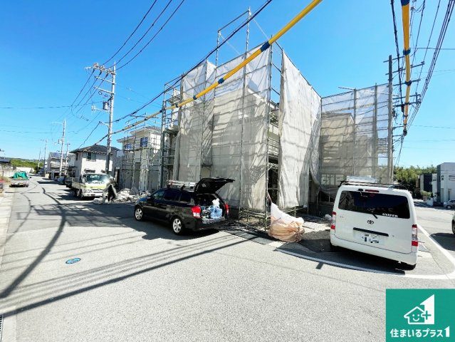 明石市大久保町松陰山手　第1期　新築一戸建ての前面道路含む現地写真|周辺は落ち着いた街並みの住宅地！子育てがしやすい住環境です！まだ未完成ですが、現地でしかわからない事もございます。是非一度ご覧ください。