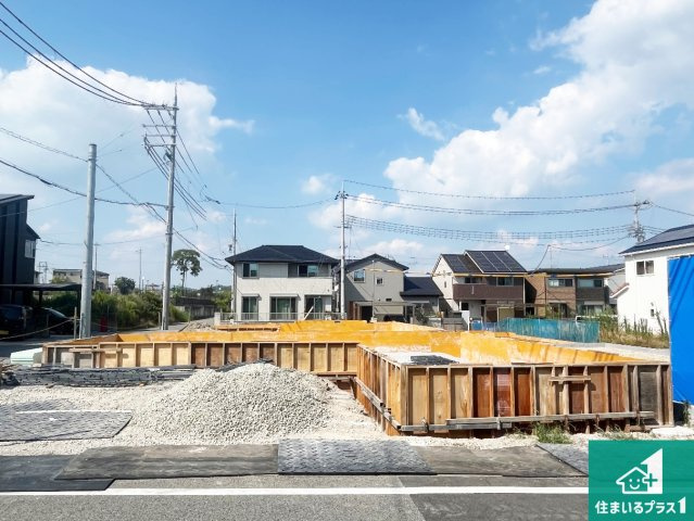 明石市大久保町松陰山手　第1期　新築一戸建ての外観|現在の進捗状況です！順調に作業進行中、完成が待ち遠しいです！詳細の間取り等、お気軽にお問い合わせください！