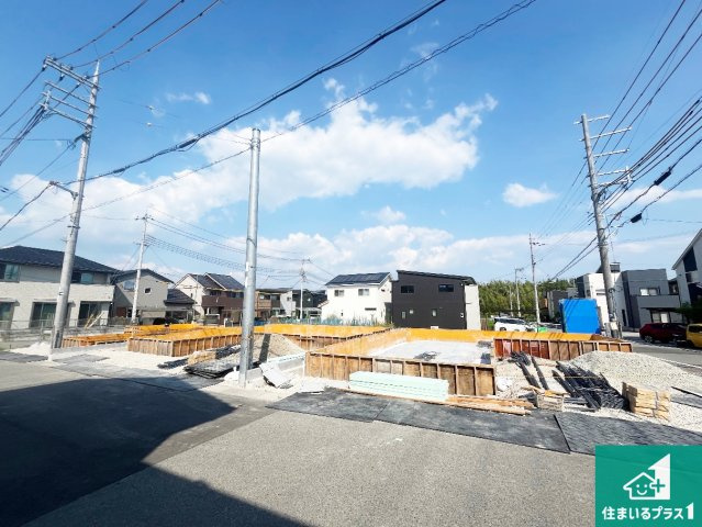 明石市大久保町松陰山手　第1期　新築一戸建ての外観|現在建築中！落ち着いた街並みで新生活を始めることが出来そう！周辺の物件も併せてご紹介させて頂きます！