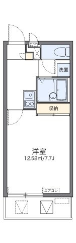 レオパレスホヌの間取り|代表的な間取のため実際の間取とは異なる場合があります
