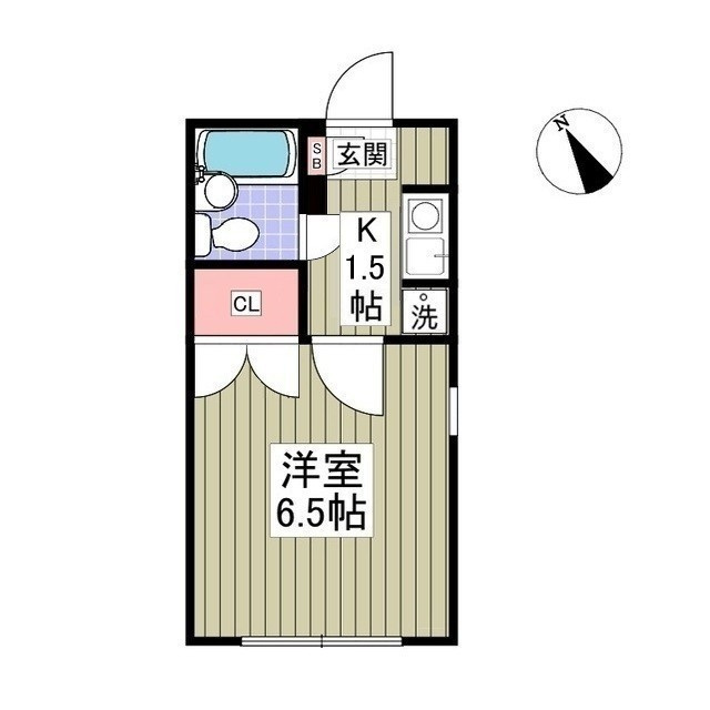 ヤングヒルズ越谷Ⅱの間取り
