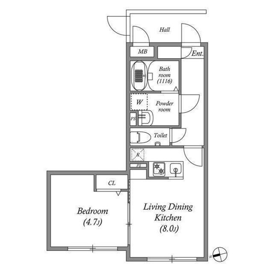 【間取り】 | SOLASIA　residence荻窪Ⅱ