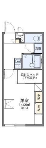 レオパレスｍｉｎｅの間取り