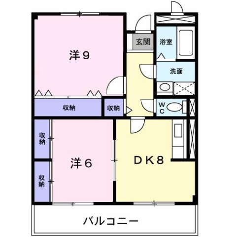 ファミリーステイツ２の間取り