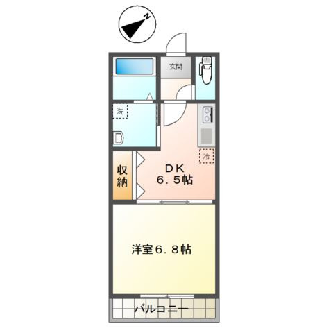 サザンクロスＡの間取り