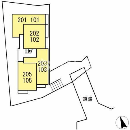 グランガーデン弘明寺の区画図|グランガーデン弘明寺　区画図