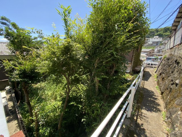 長崎市立山　一戸建ての庭