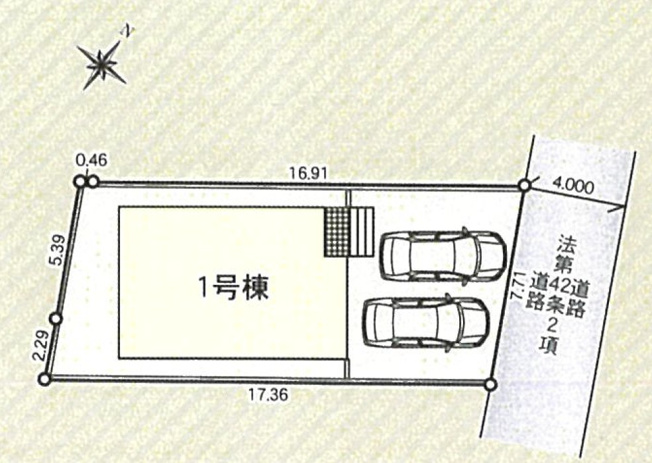 【区画図】 | 秦野市菩提　限定１棟　新築住宅
