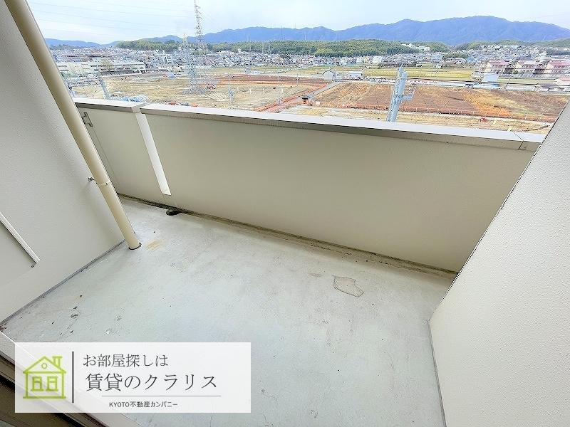 グランレブリー洛西口のバルコニー