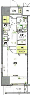 【間取り】 | ｆｅｅｔｈ日暮里 | 間取りです。