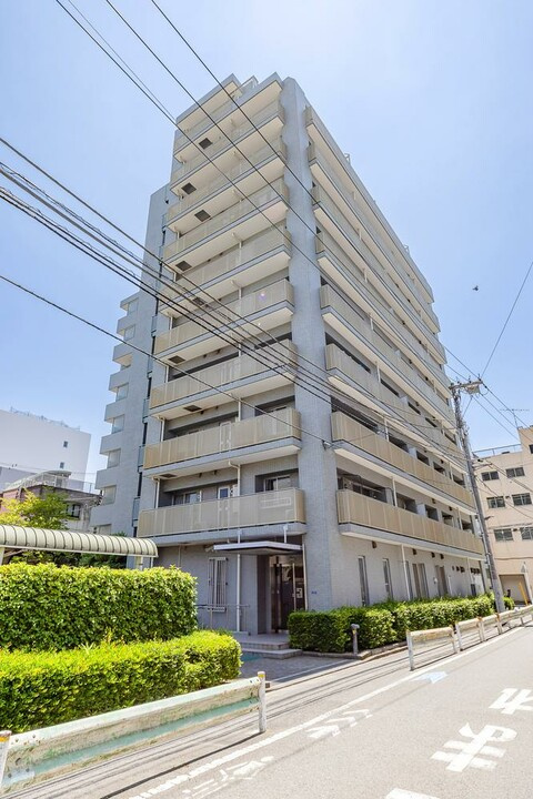 住吉パーク・ホームズの外観|オートロック＆宅配ボックス付き耐震基準適合マンション、住吉パーク・ホームズは即日現地案内可能となっておりますので、お気軽にお問い合わせください！