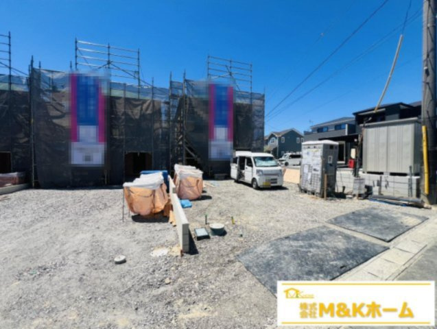 半田市向山町3丁目　全3棟　1号棟の外観|R8.8.6撮影　外壁サイディング貼り♪