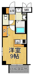 トレフル立花の間取り