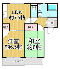 サンハイツヴィレッジ１の間取り