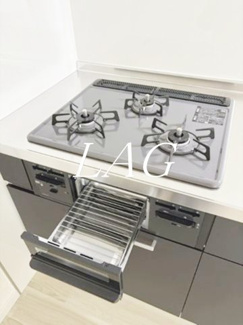 【設備】 | ベルフラット吉野 | 3口コンロです。