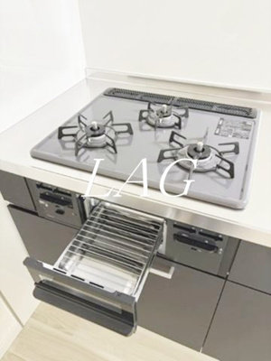 【設備】 | ベルフラット吉野 | 3口コンロです。