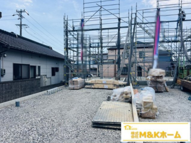 半田市向山町3丁目　全3棟　3号棟の外観|R8.7.30撮影　外壁サイディング貼り♪