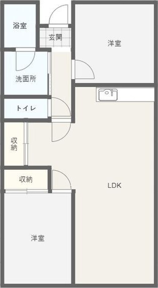 ファミーユ浅井A棟の間取り