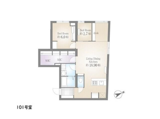 【間取り】 | サクラスプリング月島リバーサイド
